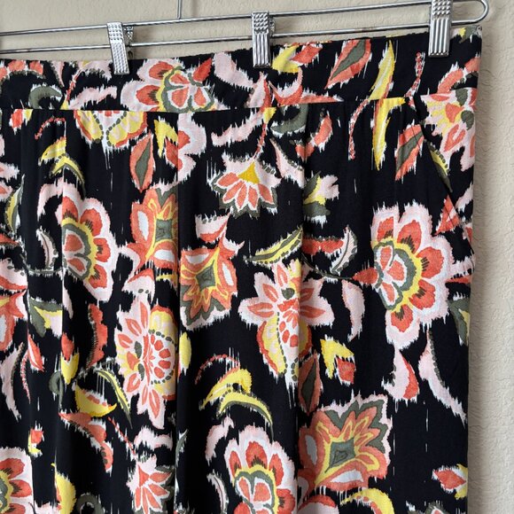 Torrid 3X Boho Floral Printed Pull-On Wide Leg Pant - Picture 4 of 10